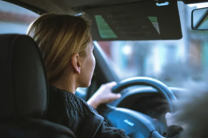A learner on an intensive Help to Pass driving course preparing for their test